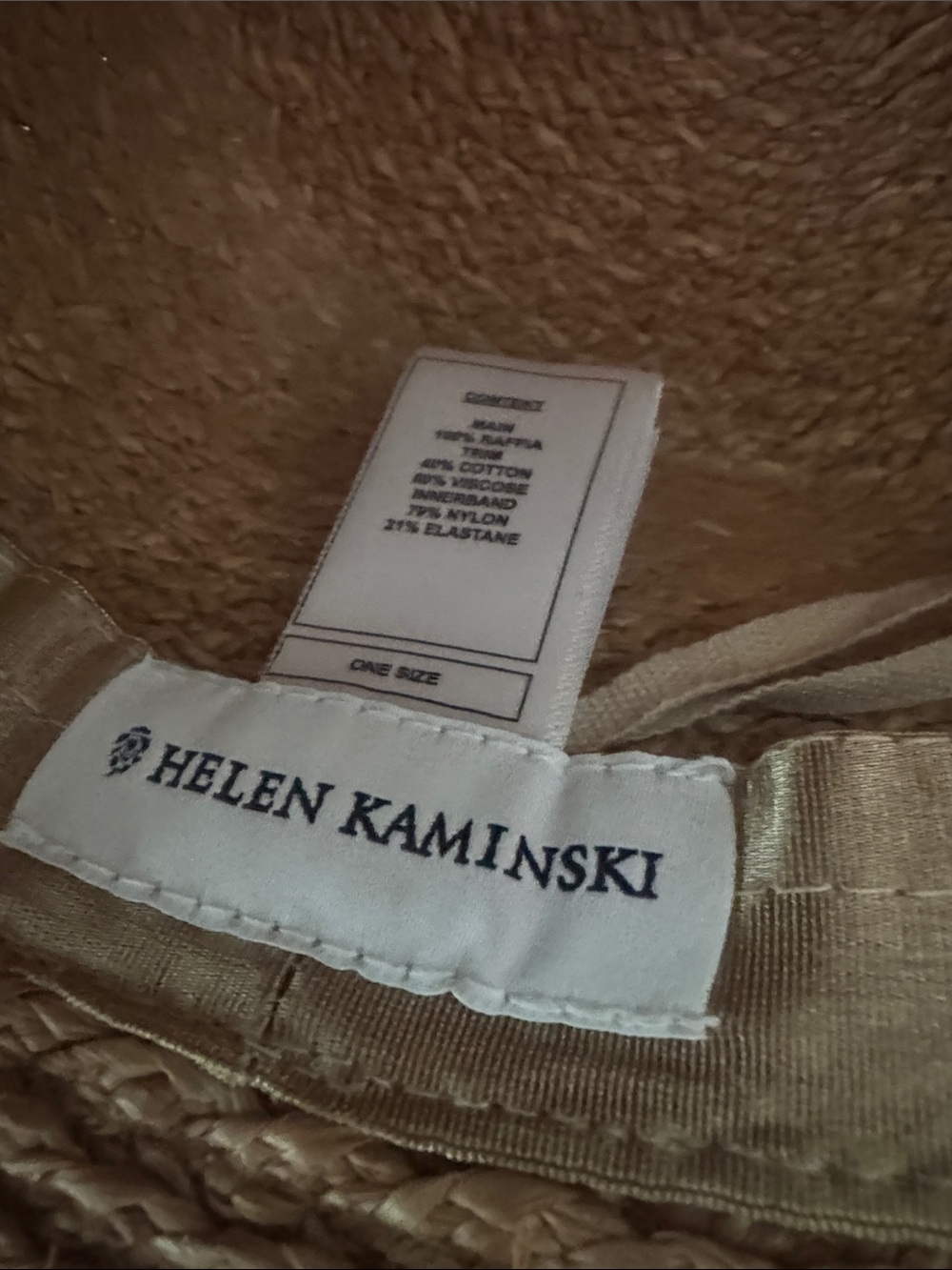 Helen Kaminski Straw Bucket Hat with Ribbon - Picture 5 of 6
